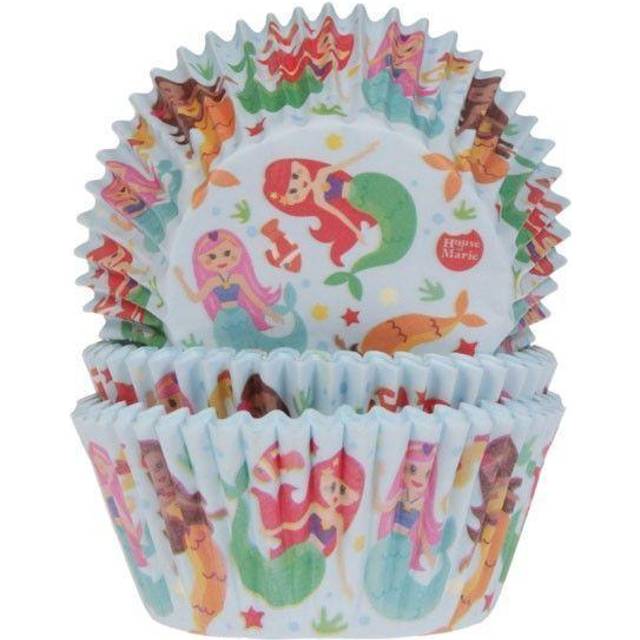 Billede af House of Marie lyseblå havfruer Muffinform 5 cm